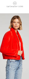 Red Faux Fur Jacket