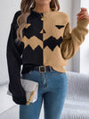 Halloween Round Neck Long Sleeve Sweater