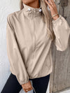 Ivy Lane Pocketed Zip Up Long Sleeve Jacket