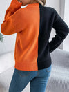 Halloween Round Neck Long Sleeve Sweater