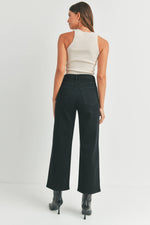 Cargo Pocket Wide Leg Jeans