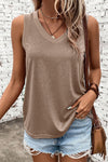 V-Neck Wide Strap Tank