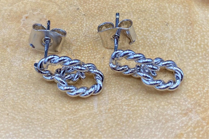 Infinity Twist Earrings