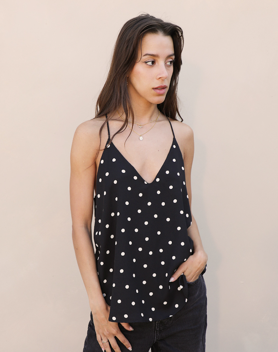 Black With White Polka Dots