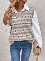 Perfee V-Neck Sweater Vest